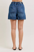 Dark High Waist Featherweight Baggy Judy Blue Shorts