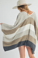 Multi Zuri Poncho Cardigan