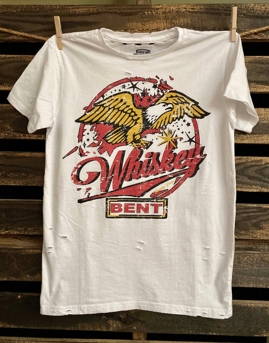 Whiskey Bent 22 Distressed T-Shirt