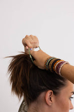 Multi-Colored Twists & Braids Stackable Hair Tie Bracelet Set