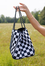 Large Tote in Checkerboard
