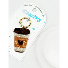 Coffee and Latte Key Charm: MIX COLOR / ONE(12)