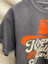 Charcoal Walk On Cowboy Relaxed Crop T-shirt