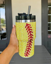20 Oz. Crystal SOFTBALL "Blinged Out" Tumbler: 20 Oz.