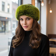 White Elegant Faux Fur Winter Headband Earmuff