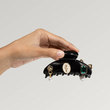 KitschPop™️ Curved Claw Clip 7pc Set Vintage - Black