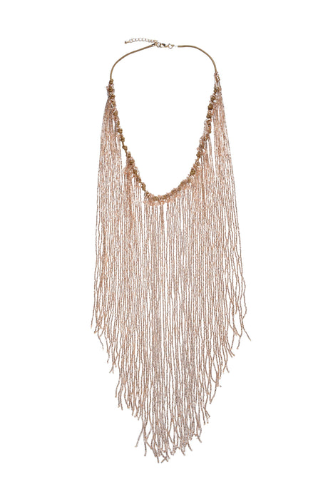 Bohemian Handmade Beads Long Tassel Necklace
