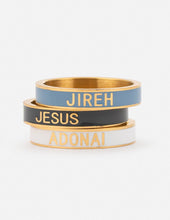 Names of God Enamel Ring Set: 5