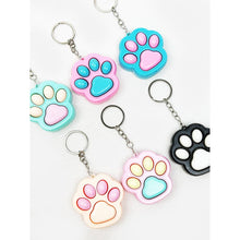 Cat Paw Clicker Fidget Keychain: MIX COLOR / ONE(12)