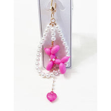 Colorful Puppy Theme Keychain with Heart Charm: MIX COLOR / ONE(12)