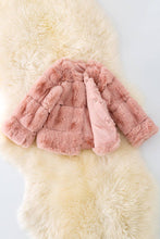 Furr puffy jacket, luxuries blush jacket