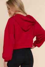 Ivy Beige Long Sleeve Hoodie French Terry Zip Up Jacket