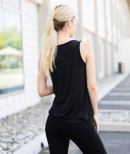 Black W.A.Y Sequin Fringe Tank Top