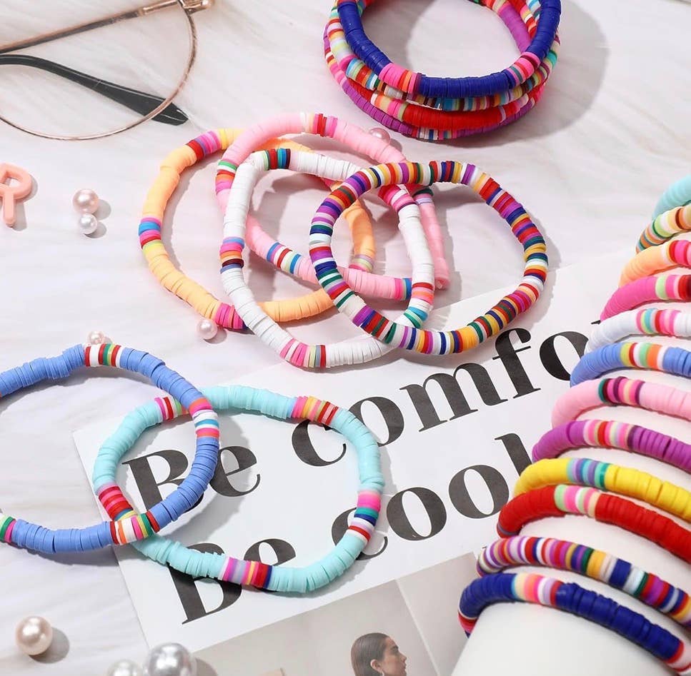 Beaded stretch bracelets 