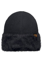 C.C Fur Cuff Beanie Winter Hat: Ivory
