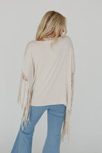 Oat Showstopper Fringe Top