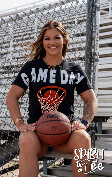 Game Day Basketball Net Tee
