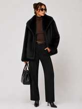 Black The Celeste Fur Coat