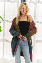 Rust Olive Multi Ombre Cardigan