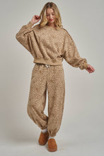 Leopard Fleece Comfy Sweatpants