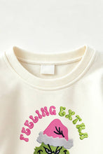 Feeling Extra Grin-mas white top with pink bows