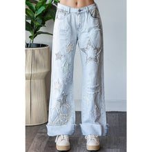 Blue Washed Star Patchwork Oli+Hali Jeans