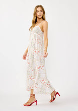 Natural Lavender Smocked Spaghetti Strap Tiered Ruffle Maxi Lovestitch Dress