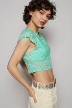 Ivory Green POL Buckle Belt