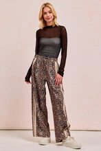 Leopard Oatmeal Side Contrast Lace Bibi Track Pants 8/21/25 1130
