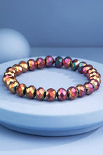 Truffle Bronze Glass Beaded Bracelet
