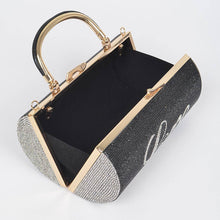 Clear Rhinestone Love Party Clutch