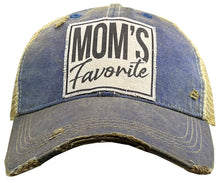 Mom's Favorite Distressed Trucker Hat Baseball Cap