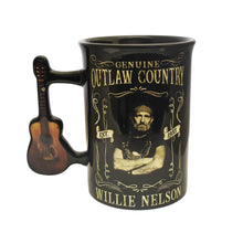 Willie Nelson Mug - Outlaw Guitar Handle