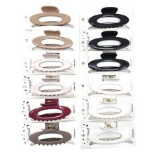 Oval Hair Claw Clip Minimal Geometric Claw Clip Modern Hair Accessories Women