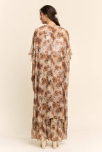 Cheetah Chiffon Davi & Dani Kimono Duster