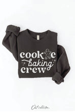 COOKIE BAKING CREW Graphic Sweatshirt : Black