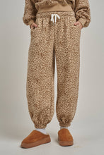 Leopard Fleece Comfy Sweatpants