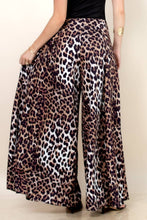 Gen Animal Print Wide Leg Pants