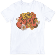 Natural Free Spirit with Flowers Tee