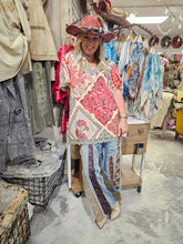 Distressed Rare Bird Hanky Top