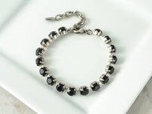 Serene Grey Jane Crystal Tennis Rachel Marie Bracelet: