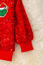 🎟️Red Christmas character sequins jacket.  TPG60020 SOL: M