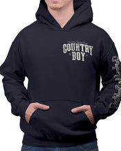 Country Boy® Strong Eagle Men's Hoodie: Black / LG