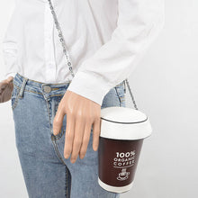 Black Coffee Cup Fun Clutch
