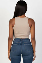 Taupe Ribbed Tank Top