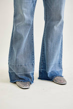 Medium Plus High Waist "Tummy Control " w/ Release Hem Flare Judy Blue Jeans