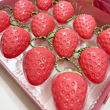 Red Strawberry Lip Gloss with Key Ring