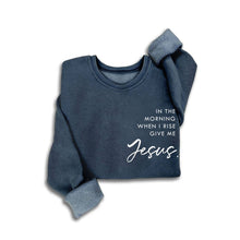 GIVE ME JESUS MINERAL SWEATSHIRTS: White