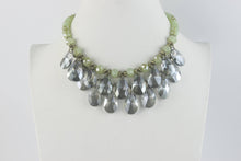 Female Crystal Water Drop Choker Necklace