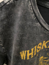 Whiskey Bent hellbound regular Cropped Acid wash T-shir